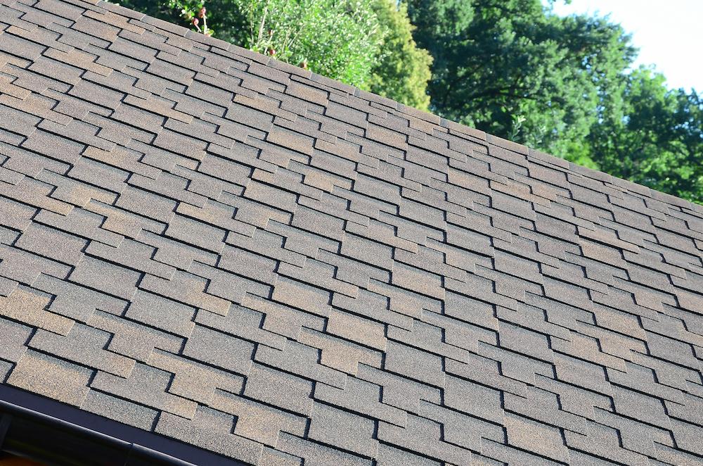 Work with Sheridan Roofing Contractors who provide straightforward guidance image shows roof and trees