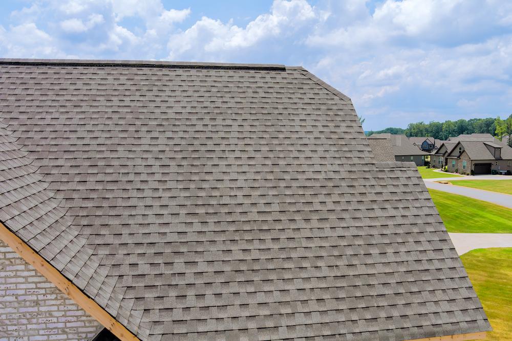 Contact Beard Roofing & Exteriors for Roofing Zionsville homeowners can trust image shows roof with asphalt shingles